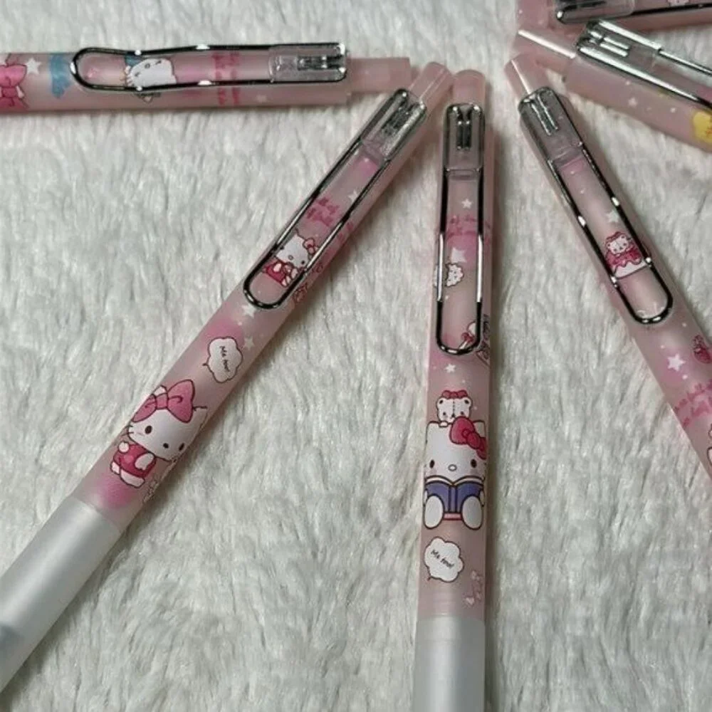 Hello Kitty Surprise Box Kawaii Pen writing pen -  3 pens